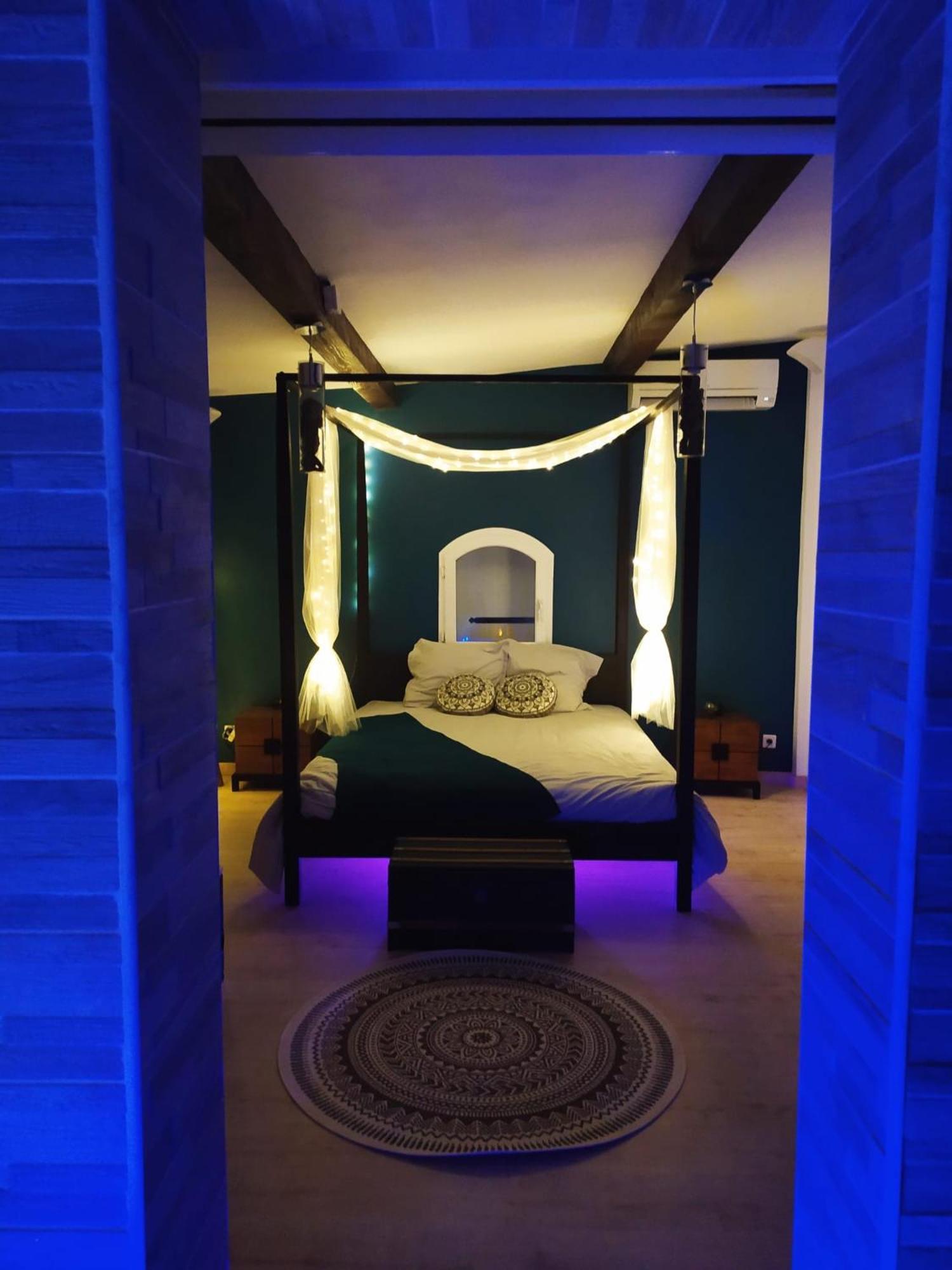 A L'Oree Des Pins - Gite Et Spa De 30 M2- Home Cinema Et Massage En Sup 屈热莱潘 外观 照片